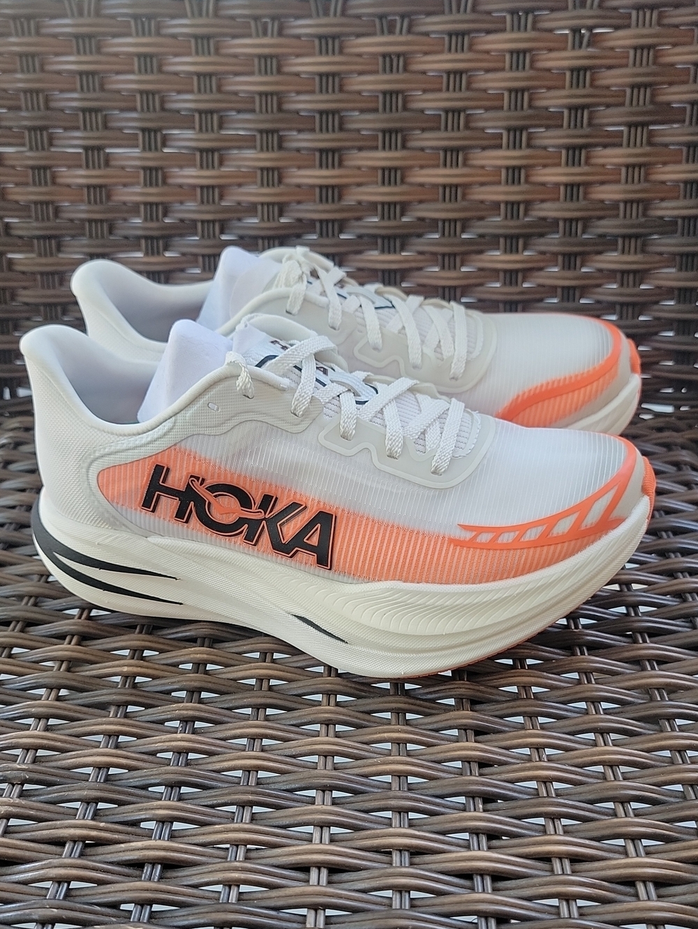 Hoka One One Cielo X1 2.0 Frost Lava Women's Running Shoes Size 7.5 1162053-PLV - Picture 2 of 9